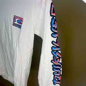 Quiksilver White Long Sleeve Boys Top Size Small